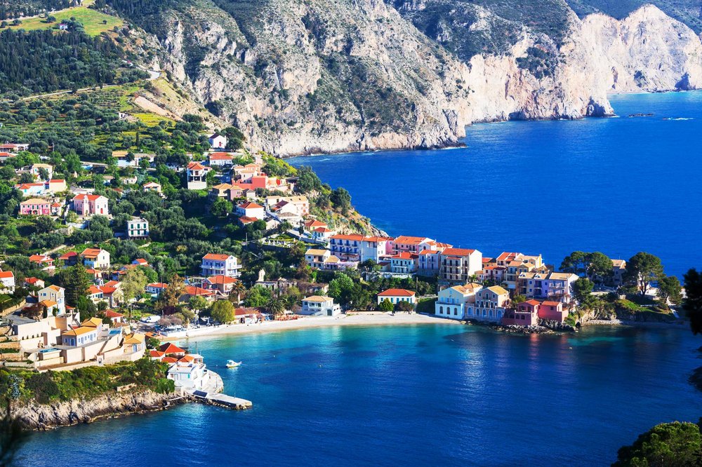 ARRIVAL IN KEFALONIA