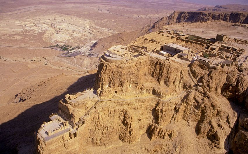 MASADA Y EL MAR MUERTO DESDE JERUSALÉN