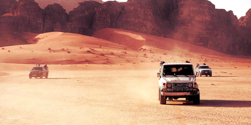 WADI RUM DESDE EL PUERTO DE ÁQABA