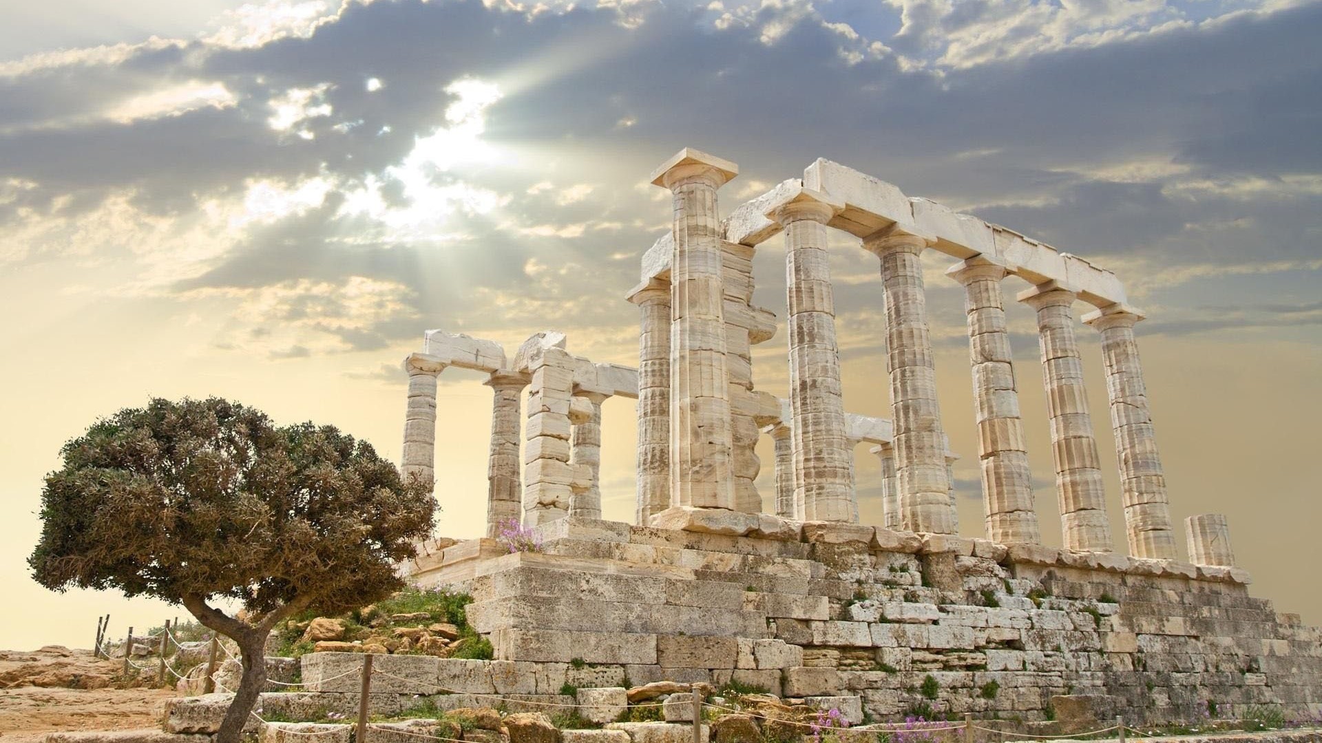 CABO SOUNION E TEMPLO DE POSEIDON