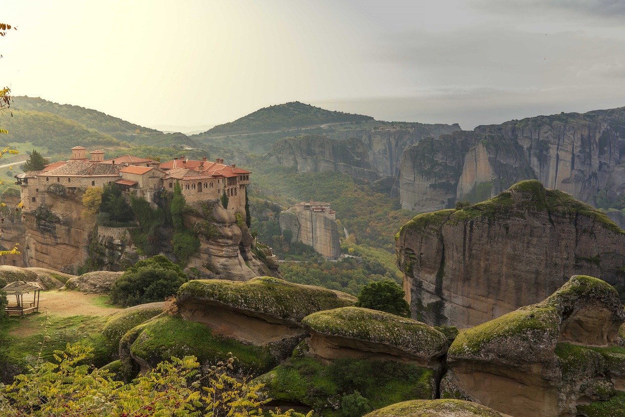 DELPHI AND METEORA FROM ATHENS