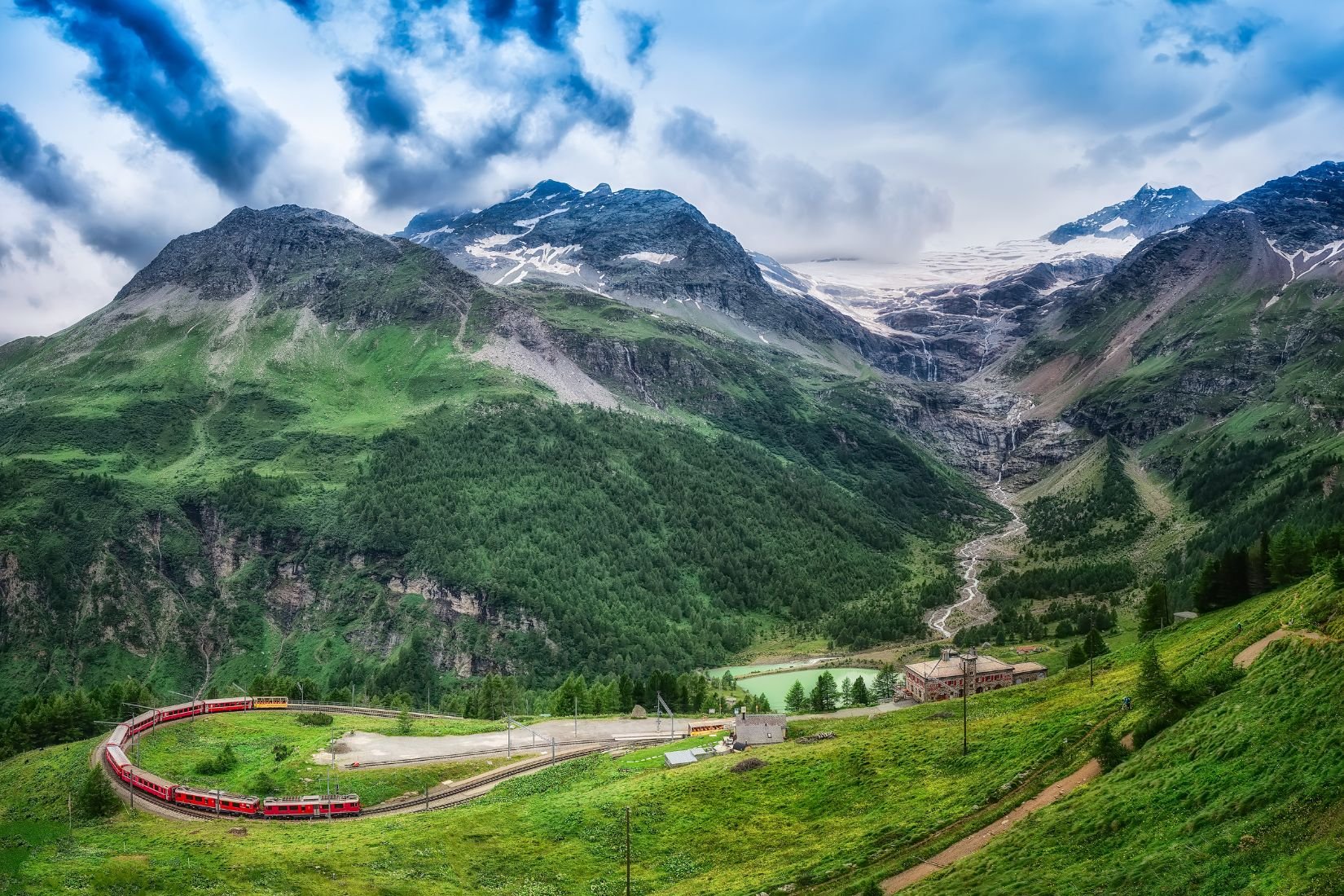BERNINA EXPRESS TO SANKT MORITZ